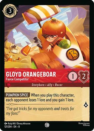 Gloyd Orangeboar - Fierce Competitor (121/204) [Reign of Jafar] - Deck Out Gaming