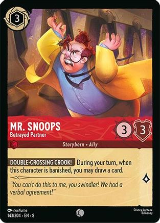 Mr. Snoops - Betrayed Partner (143/204) [Reign of Jafar] - Deck Out Gaming