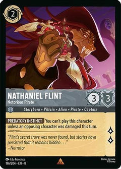 Nathaniel Flint - Notorious Pirate (196/204) [Reign of Jafar] Cold Foil - Deck Out Gaming