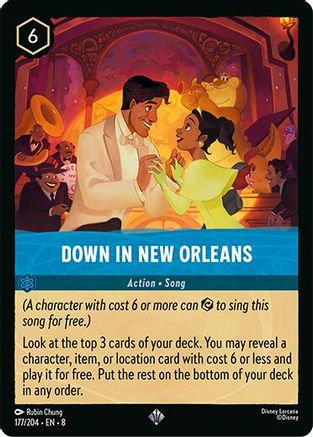 Down in New Orleans (177/204) [Reign of Jafar] Cold Foil - Deck Out Gaming
