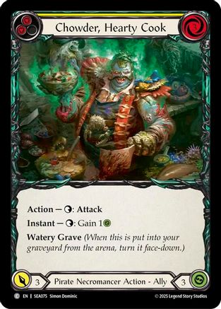 Chowder, Hearty Cook (SEA075) [High Seas] - Deck Out Gaming