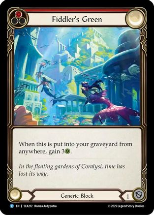 Fiddler's Green (Red) (SEA212) [High Seas] - Deck Out Gaming
