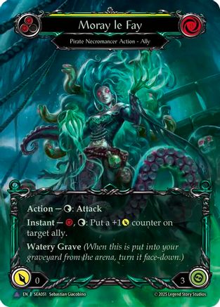 Moray le Fay (Marvel) (SEA051) [High Seas] Cold Foil - Deck Out Gaming