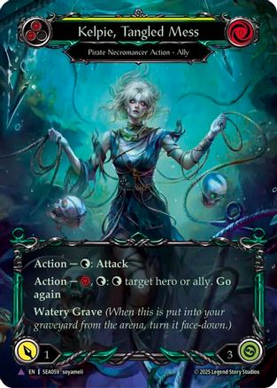 Kelpie, Tangled Mess (Marvel) (SEA059) [High Seas] Cold Foil - Deck Out Gaming
