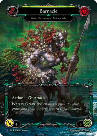 Barnacle (Marvel) (SEA074) [High Seas] Cold Foil - Deck Out Gaming