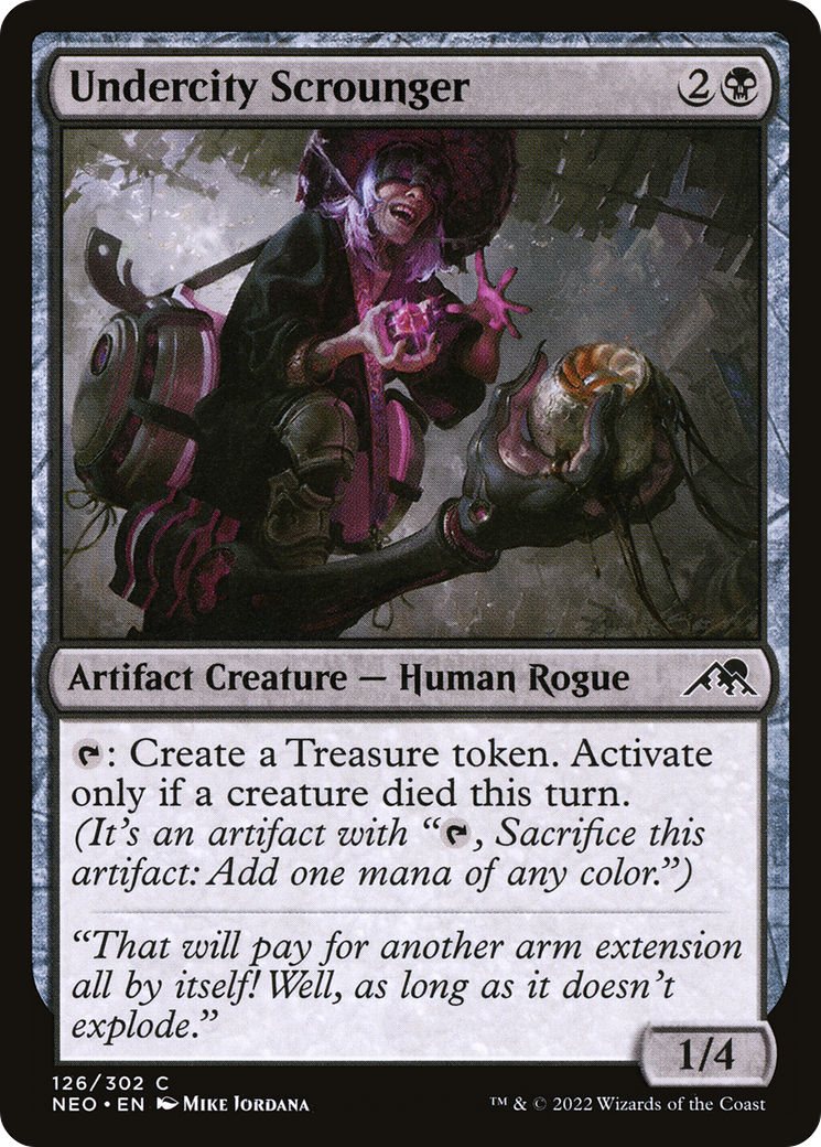 Undercity Scrounger (126) [Kamigawa: Neon Dynasty] - Deck Out Gaming