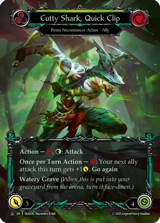 Cutty Shark, Quick Clip (Marvel) (SEA076) [High Seas] Cold Foil - Deck Out Gaming
