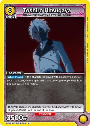 Toshiro Hitsugaya (005) (UEX01BT/BLC-2-005) [UEX01BT: BLEACH: Thousand-Year Blood War Vol.2] - Deck Out Gaming