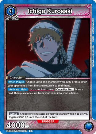 Ichigo Kurosaki (018) (UEX01BT/BLC-2-018) [UEX01BT: BLEACH: Thousand-Year Blood War Vol.2] Foil - Deck Out Gaming