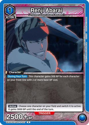Renji Abarai (027) (UEX01BT/BLC-2-027) [UEX01BT: BLEACH: Thousand-Year Blood War Vol.2] Foil - Deck Out Gaming