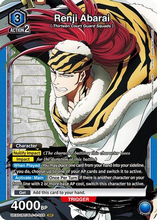 Renji Abarai (028) (UEX01BT/BLC-2-028) [UEX01BT: BLEACH: Thousand-Year Blood War Vol.2] Foil - Deck Out Gaming