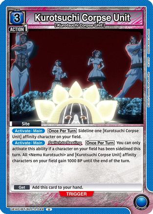Kurotsuchi Corpse Unit (UEX01BT/BLC-2-044) [UEX01BT: BLEACH: Thousand-Year Blood War Vol.2] - Deck Out Gaming