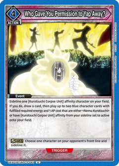 Who Gave You Permission to Yap Away? (UEX01BT/BLC-2-045) [UEX01BT: BLEACH: Thousand-Year Blood War Vol.2] - Deck Out Gaming