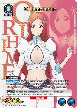 Orihime Inoue (014) (R*) (UEX01BT/BLC-2-014) [UEX01BT: BLEACH: Thousand-Year Blood War Vol.2] Foil - Deck Out Gaming