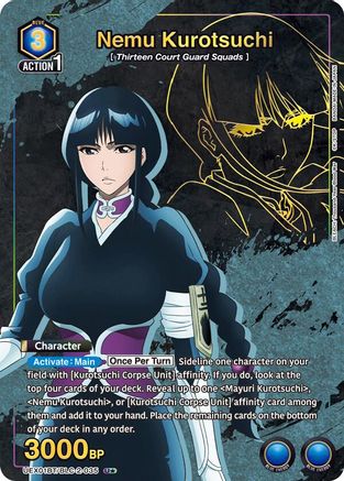 Nemu Kurotsuchi (U*) (UEX01BT/BLC-2-035) [UEX01BT: BLEACH: Thousand-Year Blood War Vol.2] Foil - Deck Out Gaming