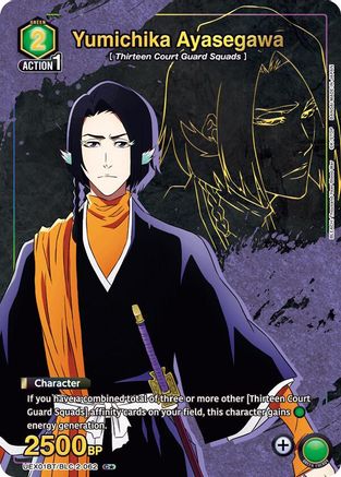 Yumichika Ayasegawa (C*) (UEX01BT/BLC-2-062) [UEX01BT: BLEACH: Thousand-Year Blood War Vol.2] Foil - Deck Out Gaming