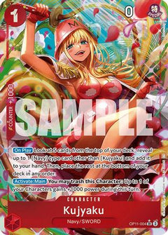 Kujyaku (Alternate Art) (OP11-004) [A Fist of Divine Speed] Foil - Deck Out Gaming