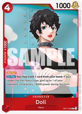Doll (OP11-008) [A Fist of Divine Speed] Foil - Deck Out Gaming