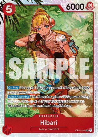 Hibari (OP11-010) [A Fist of Divine Speed] Foil - Deck Out Gaming