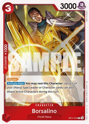 Borsalino (OP11-014) [A Fist of Divine Speed] Foil - Deck Out Gaming