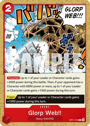 Glorp Web!! (OP11-019) [A Fist of Divine Speed] - Deck Out Gaming