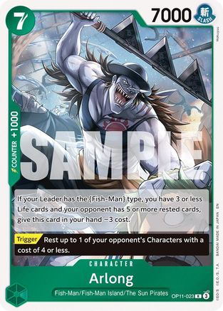 Arlong (OP11-023) [A Fist of Divine Speed] Foil - Deck Out Gaming