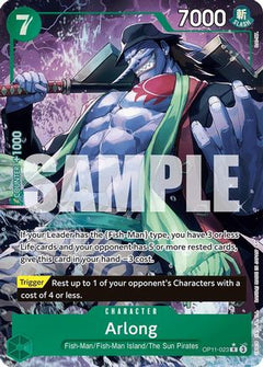 Arlong (Alternate Art) (OP11-023) [A Fist of Divine Speed] Foil - Deck Out Gaming