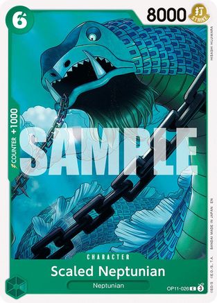 Scaled Neptunian (OP11-026) [A Fist of Divine Speed] - Deck Out Gaming