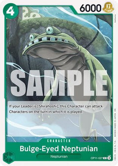 Bulge-Eyed Neptunian (OP11-027) [A Fist of Divine Speed] - Deck Out Gaming