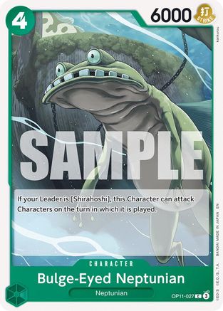 Bulge-Eyed Neptunian (OP11-027) [A Fist of Divine Speed] - Deck Out Gaming