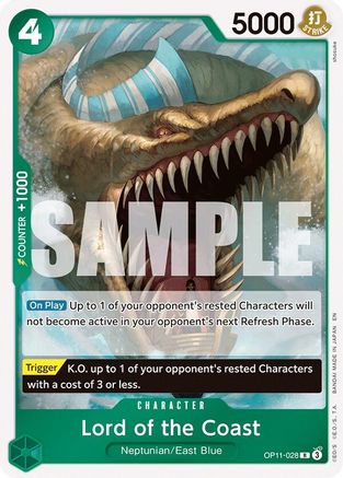 Lord of the Coast (OP11-028) [A Fist of Divine Speed] Foil - Deck Out Gaming