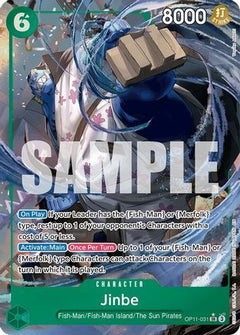 Jinbe (031) (Alternate Art) (OP11-031) [A Fist of Divine Speed] Foil - Deck Out Gaming
