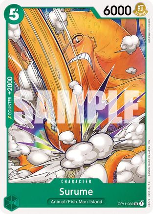 Surume (OP11-032) [A Fist of Divine Speed] - Deck Out Gaming