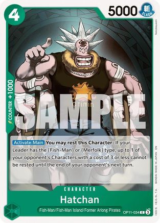 Hatchan (OP11-034) [A Fist of Divine Speed] - Deck Out Gaming