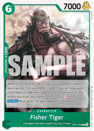 Fisher Tiger (OP11-035) [A Fist of Divine Speed] - Deck Out Gaming