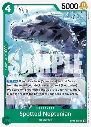 Spotted Neptunian (OP11-036) [A Fist of Divine Speed] - Deck Out Gaming