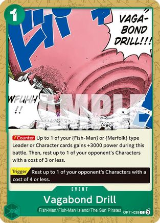 Vagabond Drill (OP11-039) [A Fist of Divine Speed] - Deck Out Gaming