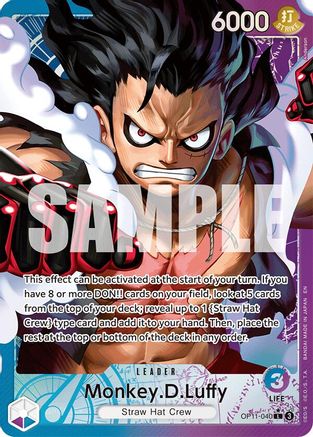 Monkey.D.Luffy (040) (Alternate Art) (OP11-040) [A Fist of Divine Speed] Foil - Deck Out Gaming