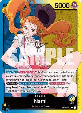 Nami (041) (OP11-041) [A Fist of Divine Speed] - Deck Out Gaming