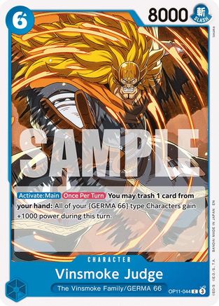 Vinsmoke Judge (OP11-044) [A Fist of Divine Speed] - Deck Out Gaming