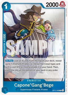 Capone"Gang"Bege (048) (OP11-048) [A Fist of Divine Speed] Foil - Deck Out Gaming