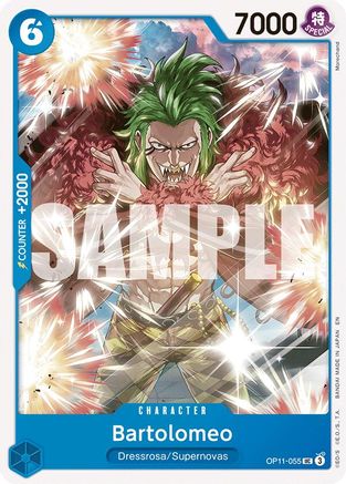 Bartolomeo (OP11-055) [A Fist of Divine Speed] - Deck Out Gaming