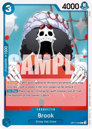 Brook (OP11-056) [A Fist of Divine Speed] Foil - Deck Out Gaming