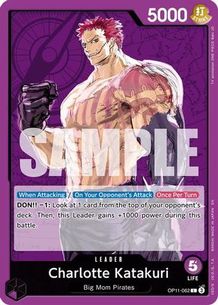 Charlotte Katakuri (062) (OP11-062) [A Fist of Divine Speed] - Deck Out Gaming