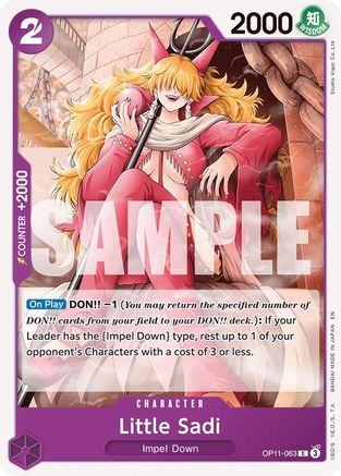 Little Sadi (OP11-063) [A Fist of Divine Speed] - Deck Out Gaming