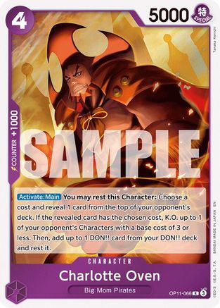 Charlotte Oven (OP11-066) [A Fist of Divine Speed] Foil - Deck Out Gaming