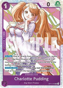 Charlotte Pudding (OP11-070) [A Fist of Divine Speed] Foil - Deck Out Gaming