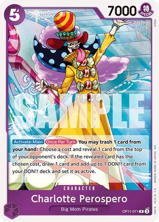 Charlotte Perospero (OP11-071) [A Fist of Divine Speed] Foil - Deck Out Gaming