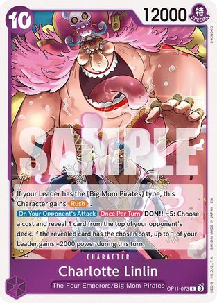 Charlotte Linlin (OP11-073) [A Fist of Divine Speed] Foil - Deck Out Gaming