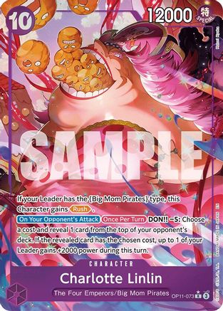 Charlotte Linlin (Alternate Art) (OP11-073) [A Fist of Divine Speed] Foil - Deck Out Gaming